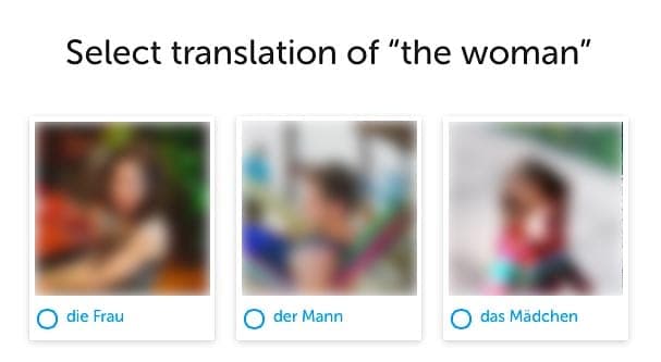 Выберите-die-Frau-duolingo